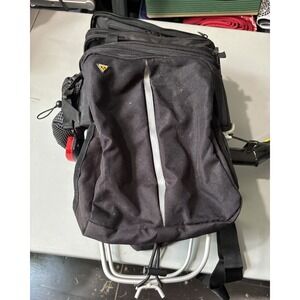 ~ Vintage TOPEAK MTX QuickTrack DXP TrunkBag Expandable Panniers + Qr Beam Rack